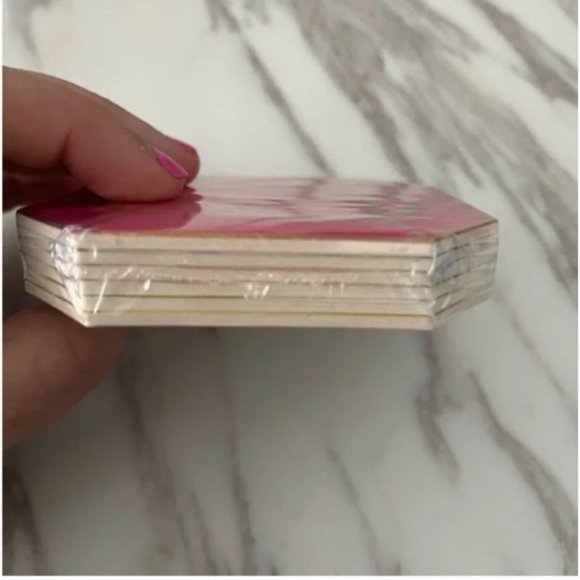 Kate Spade Paper Gem Coasters set of 6 nwt - Picture 4 of 5